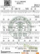 中国好声音《小小》吉他谱C调标准版