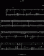 心情 免费钢琴谱_五线谱