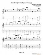 hey jude（尤克里里指弹独奏）