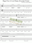 Rage Over A Lost Penny吉他谱( GTP 六线谱