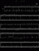 夜，孤寂-钢琴谱(钢琴曲)-E大调的天空