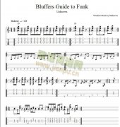 一首很好听的funky的吉他谱