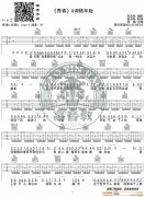 青春 （ G调指法原版编配）